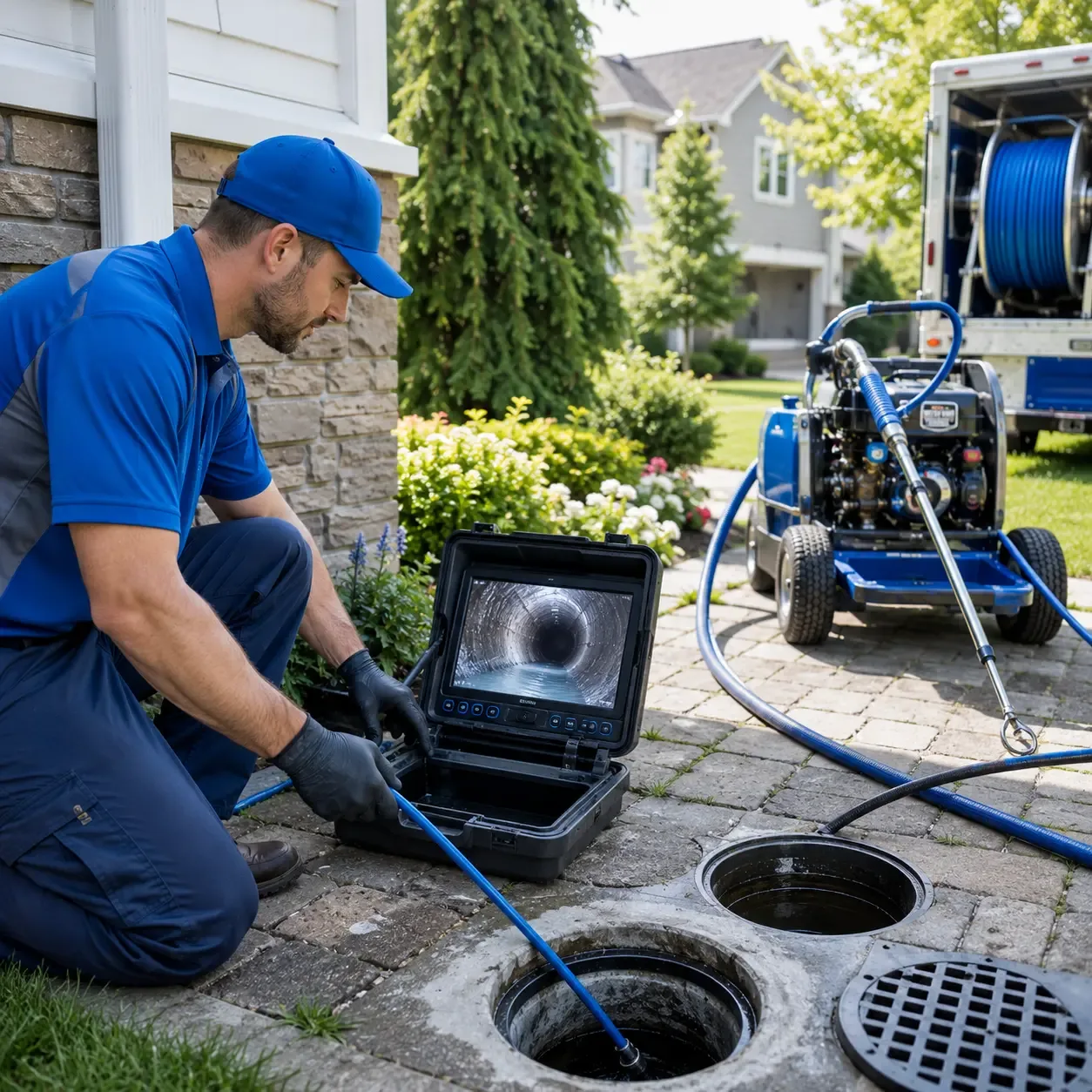 Outdoor drain cleaning professionals serving Mooers Forks, NY
